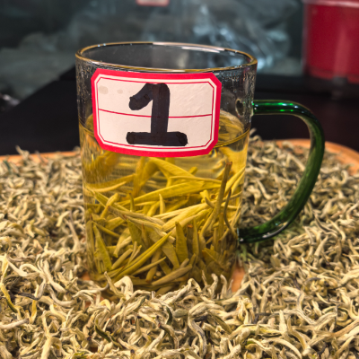 【春尖银丝】Y1明前高山绿茶白毫显露鲜爽甘甜耐泡花香春季嫩芽茶叶
