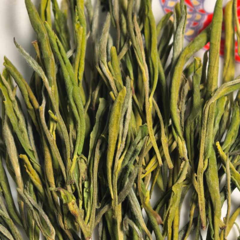 【黄金芽】H2绿茶条形明前嫩芽豆香栗香鲜爽回甘清雅耐泡口粮绿茶