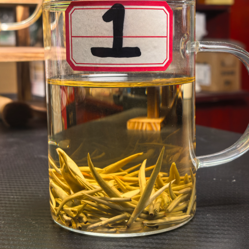【春尖银丝】Y1明前高山绿茶白毫显露鲜爽甘甜耐泡花香春季嫩芽茶叶