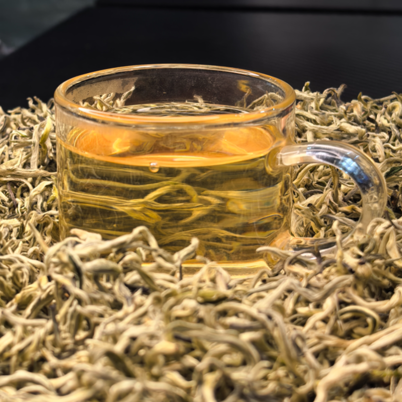 【春尖银丝】Y1明前高山绿茶白毫显露鲜爽甘甜耐泡花香春季嫩芽茶叶