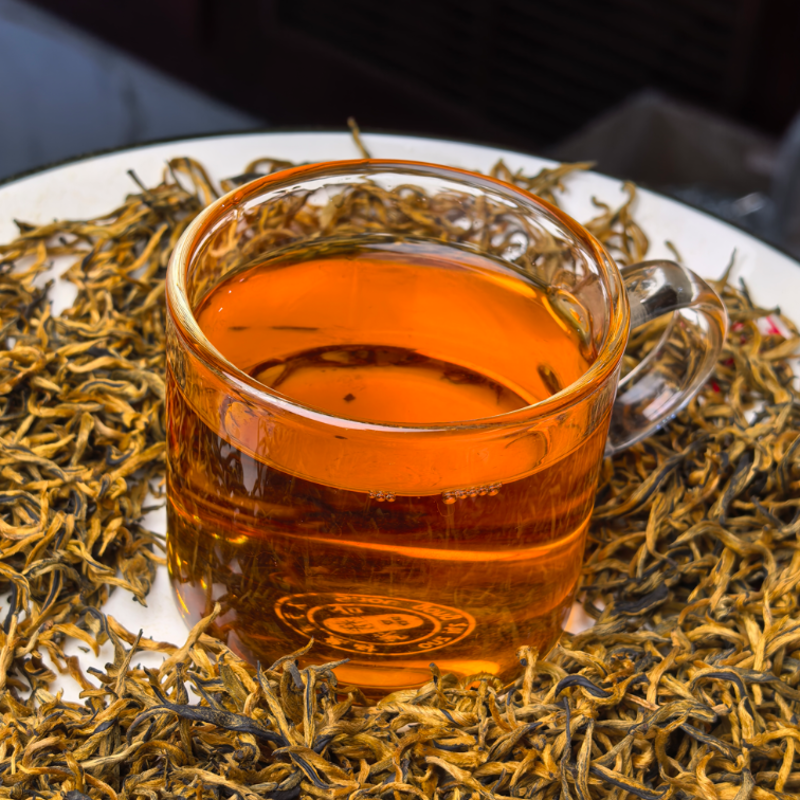 【金骏眉】武夷山红茶春芽肥壮梅占芽头新茶汤金黄花香高扬带蜜甜
