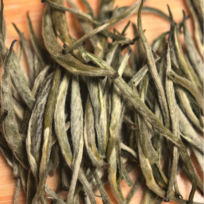 【踏雪兰妃】L1中香2025蒙顶山明前黄茶兰花窨制焖黄工艺白毫如雪